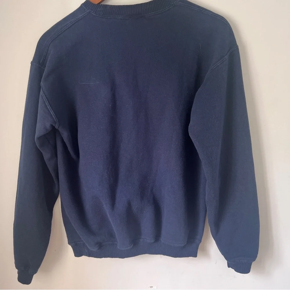 Gildan Blue Crew Neck Sweater with UCONN Basketball Womens Size Small - Picture 3 of 5